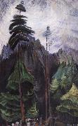 Emily Carr Mountain Forest oil on canvas